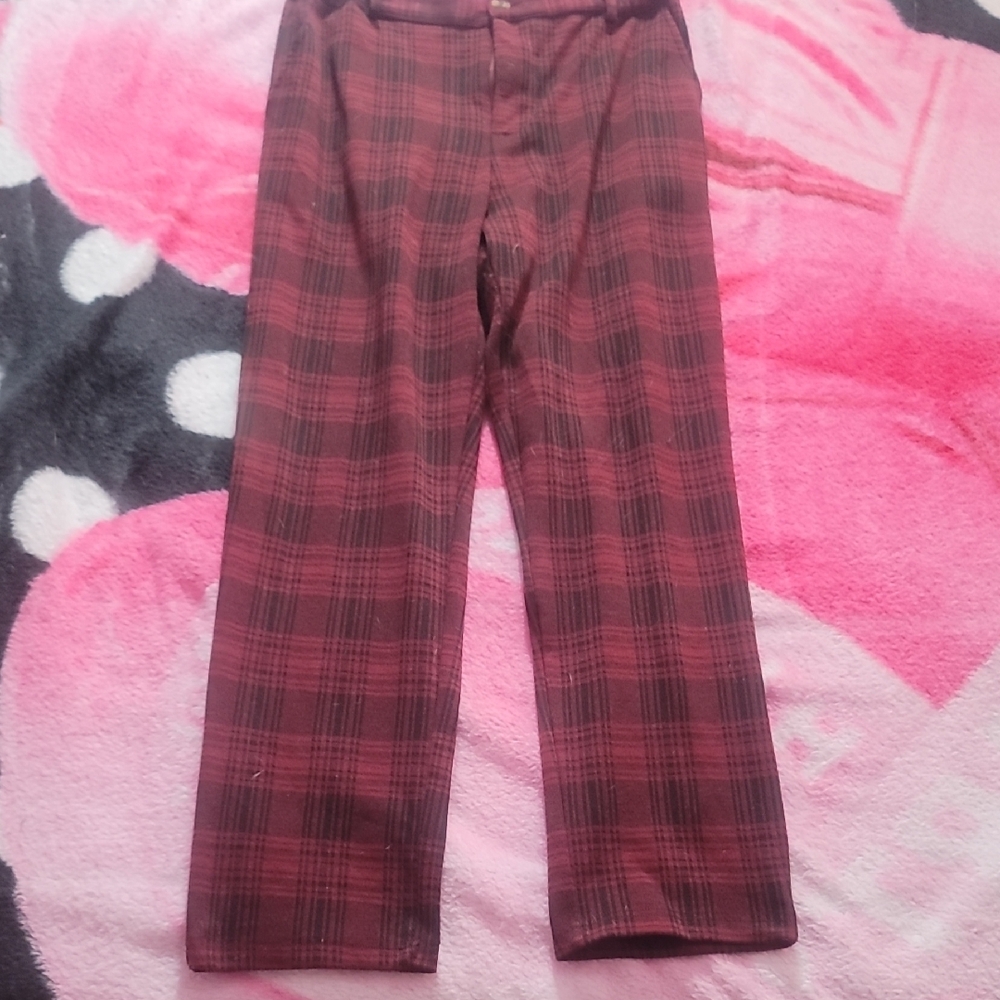 Women's Plaid Pants - Red and Black from Buckle
